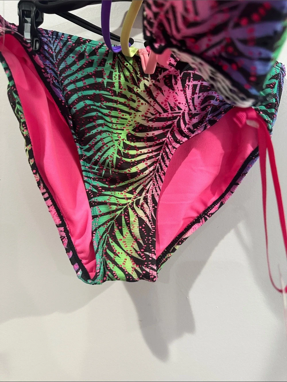 Girls Two Piece Crochet Bikini Swimsuit Size XL 16/18